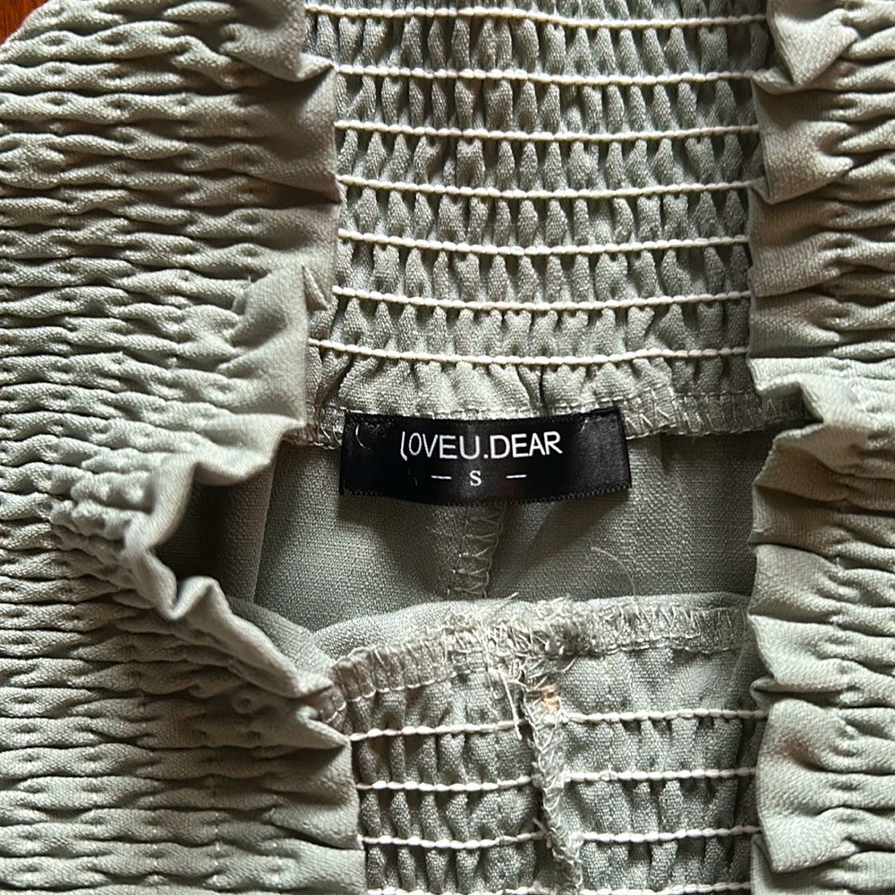 EUC Wide-Leg Palazzo Pants Sage Green size Small - Picture 6 of 6